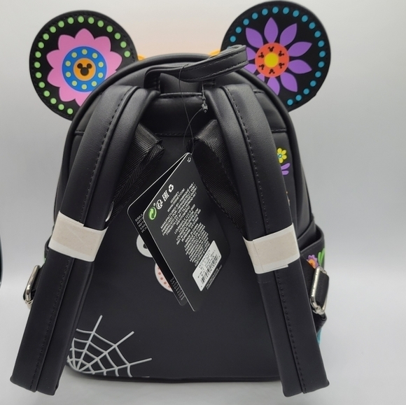 Loungefly Disney Minnie Mouse Sugar Skull Cosplay Mini Backpack